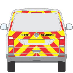 VW Transporter 2015 on Tailgate Full Height No Windows (VTRA018)